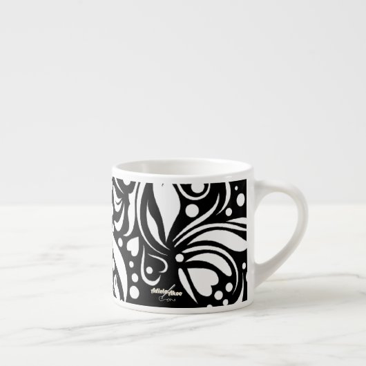 Life Quote Black Espresso Mok van Poet Adiela Akoo (Rechts)