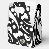 Life Quote Black Favor Box van Adiela Akoo Bedankdoosjes (Geopend)