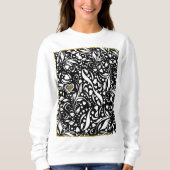 Life Quote Black Sweatshirt van Adiela Akoo (Voorkant)