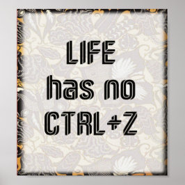 Life quote decoratief poster