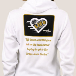 Life Quote Full Zip Hoodie door Poet Adiela Akoo