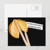 Life Quote gelukskoekje Briefkaart (Voorkant / Achterkant)