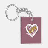 Life Quote Grape Sleutelhanger van Poet Adiela Ako (Voorkant Links)