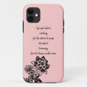 Life Quote iPhone 11 Hoesje (Achterkant)