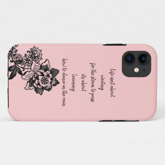 Life Quote iPhone 11 Hoesje (Achterkant (horizontaal))