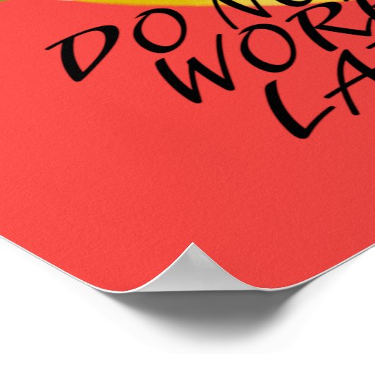 Life quote met banaan poster (Hoek)