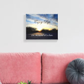 Life Quote Muur Uitgerekt Canvas Print (Insitu (Woonkamer))
