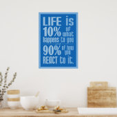 LIFE QUOTE poster (Keuken)