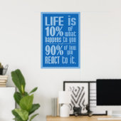 LIFE QUOTE poster (Thuiskantoor)