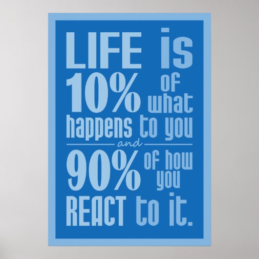 LIFE QUOTE poster (Voorkant)