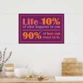 LIFE QUOTE-poster Poster (Keuken)