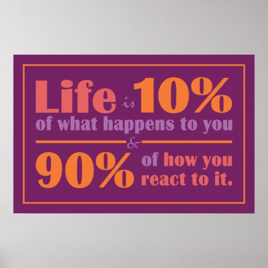 LIFE QUOTE-poster Poster (Voorkant)