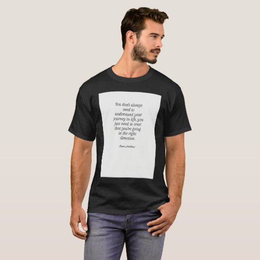 Life Quote T-shirt (Voorkant volledig)