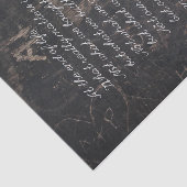 Life Quote Textured Effect Word Art Tissuepapier (Detail)