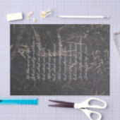 Life Quote Textured Effect Word Art Tissuepapier (Craft)