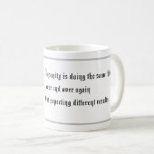 Life Quotes, Narcotica Anoniem, Kalligrafie Koffiemok (Voorkant rechts)