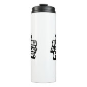 "Life Requires A Sence Of Humor" Thermosbeker (Voorkant)