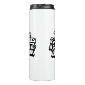 "Life Requires A Sence Of Humor" Thermosbeker (Achterkant)