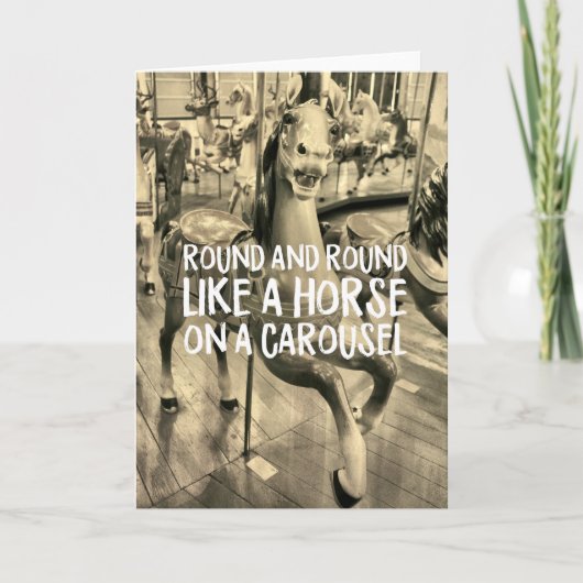 LIFE RIDE WENSKAART BEDANKKAART (Voorkant)