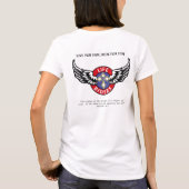 Life Riders cross-logo2 T-shirt (Achterkant)