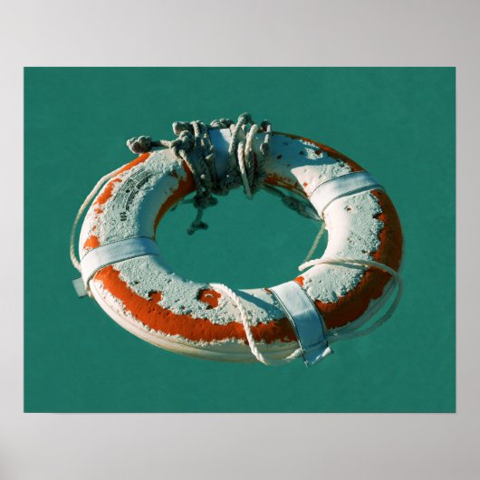 Life Ring Art Photograph Poster (Voorkant)