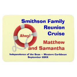 Life Ring Family Cruise Cabin Door Marker Magneet