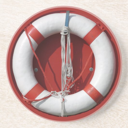 LIfe Ring-Onderzetters Zandsteen Onderzetter (Voorkant)