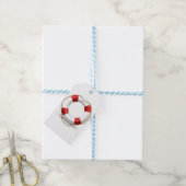 Life Ring Preserver Cadeaulabel (Met Touw)