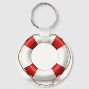 Life Ring Preserver Sleutelhanger