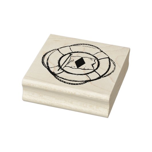  Life Ring Rubber Art Stamp Rubberstempel (Stempel)