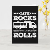 Life Rocks - Funny RV Motorhome Gift Kaart (Gele Bloem)