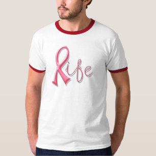 Life roze lint t-shirt