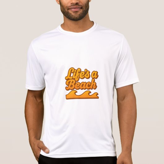 Life’s a Beach – Wave Edition T-shirt (Voorkant)