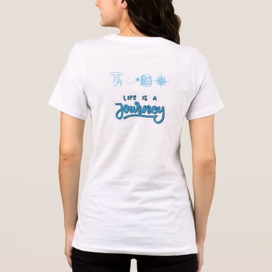 Life´s a Journey Tri-Blend Shirt (Achterkant)