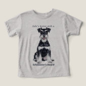 Life’s Better with a Schnauzer Beard – Kids’ Dog  (Design voorkant)