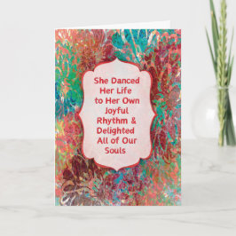 Life’s Dance Sympathy Card Kaart
