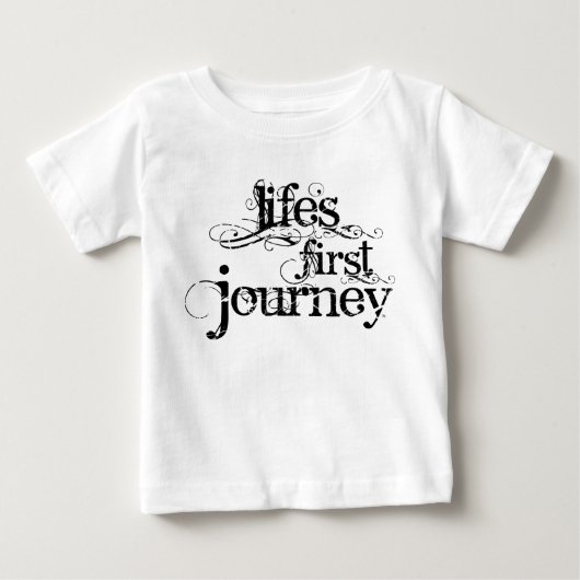 "Life’s First Journey" Baby T-shirt (Voorkant)