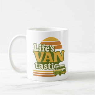 Life’s VANtastic Retro 70s Van Graphic Koffiemok