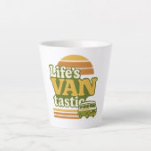 Life’s VANtastic Retro 70s Van Graphic Latte Mok (Voorkant)