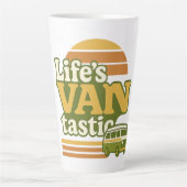 Life’s VANtastic Retro 70s Van Graphic Latte Mok (Voorkant)