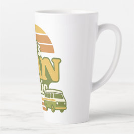Life’s VANtastic Retro 70s Van Graphic Latte Mok