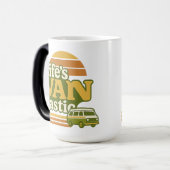 Life’s VANtastic Retro 70s Van Graphic Magische Mok (Voorkant links)