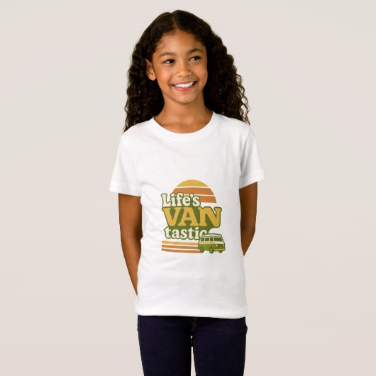 Life’s VANtastic Retro 70s Van Graphic T-shirt (Voorkant volledig)