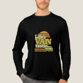 Life’s VANtastic Retro 70s Van Graphic Tri-Blend Shirt (Voorkant volledig)