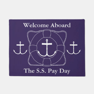 Life Saver & Anchor Deuren Mat (Lite Print)