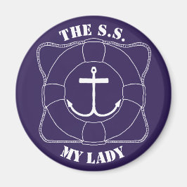 Life Saver & Anchor Magnet (Lite Print)