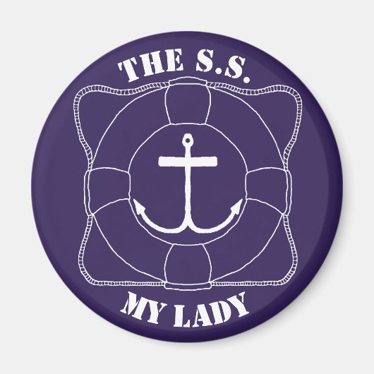 Life Saver & Anchor Magnet (Lite Print) (Voorkant)