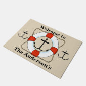 Life Saver & Anker Deurmat (Schuin)