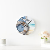 Life Saver Beach Scene Ronde Klok (Huis)