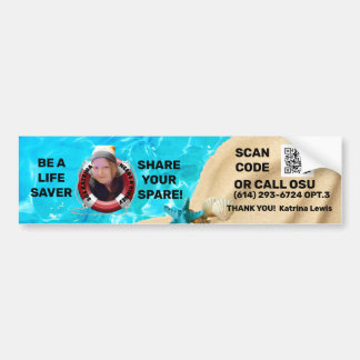 Life Saver Car Magnet Bumpersticker